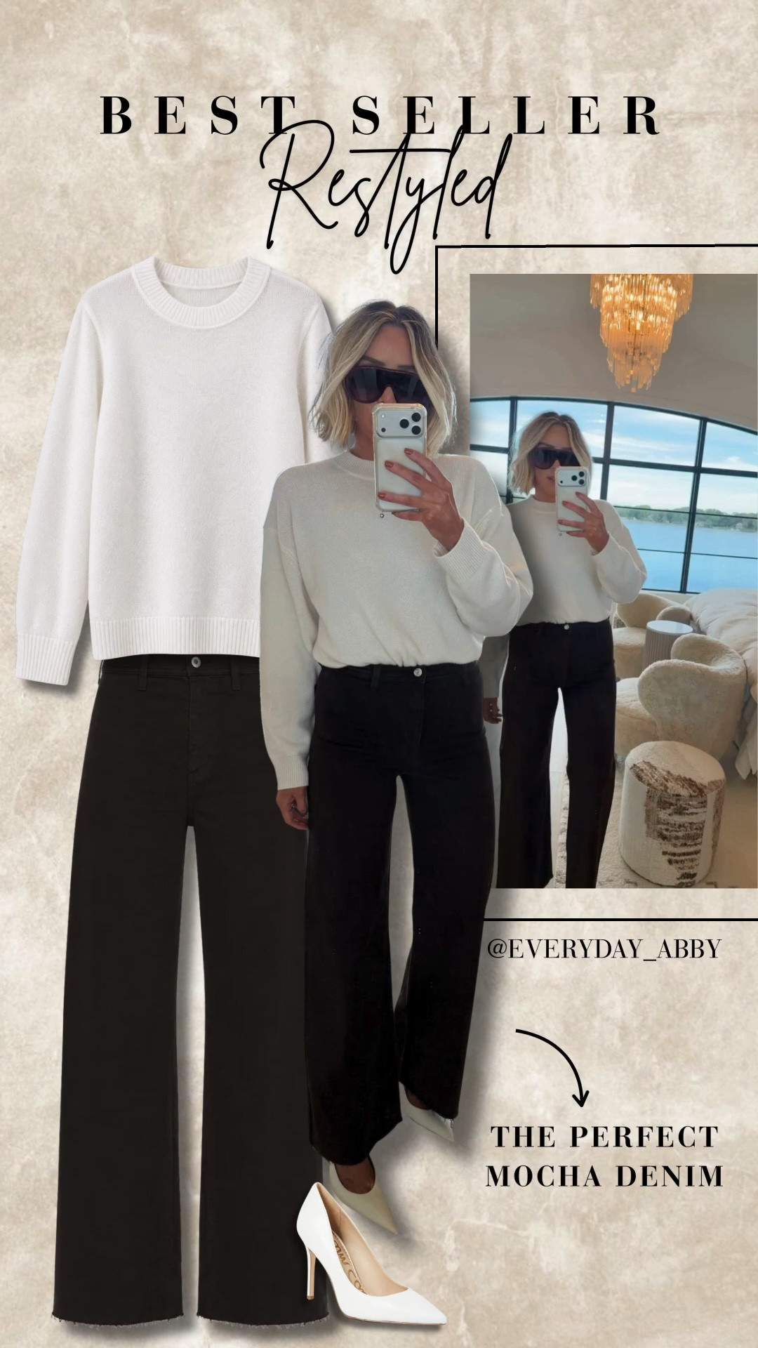 This denim 😍😍 the perfect mocha brown for fall. Such a good change from your everyday blue jeans! wearing a size 28

#LTKSeasonal #LTKootd #LTKdayinmylife