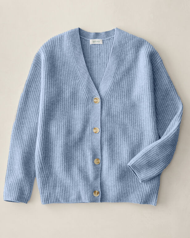 Cashmere Shaker Stitch Cardigan | Haven Well Within