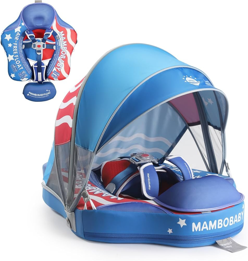 Mambobaby Float New Generation Baby Pool Float: Enhanced Safety & Portable Backpack Design - Idea... | Amazon (US)