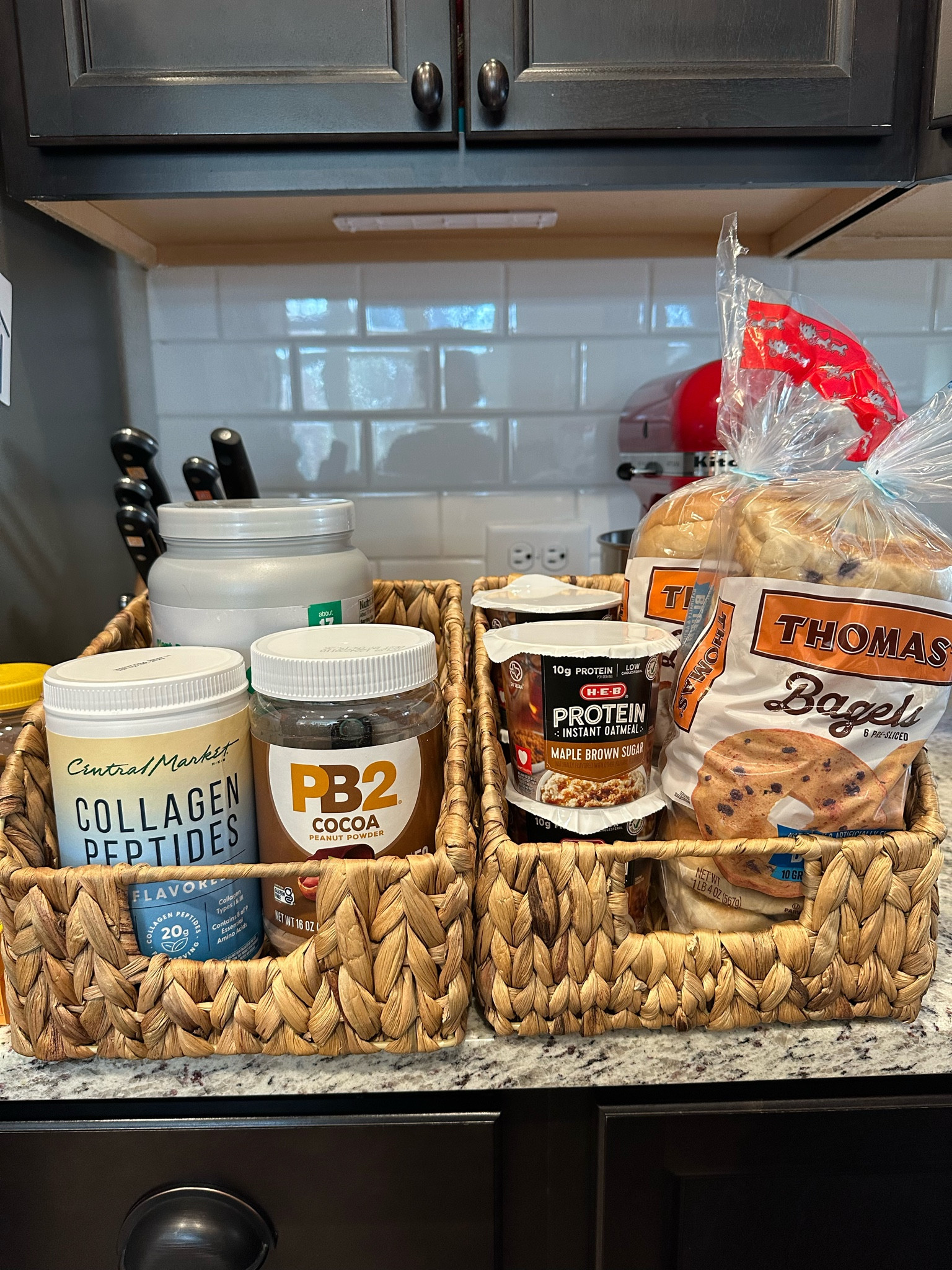 Breakfast pantry organization #waterhyacinth #wicker #baskets #homeorganization

#LTKFindsUnder50 #LTKHome