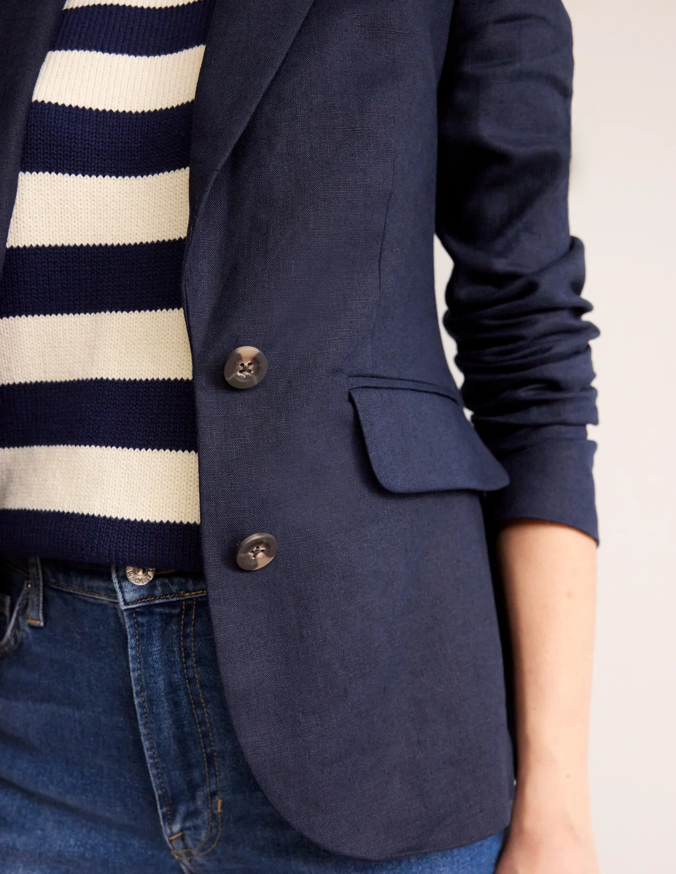 Marylebone Linen Blazer | Boden UK