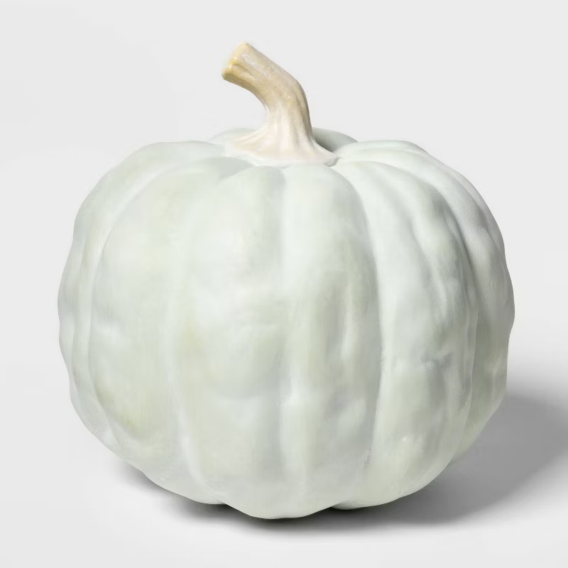 Falloween Small Sheltered Porch Pumpkin Green Halloween Decorative Sculpture - Hyde & EEK! Boutiq... | Target