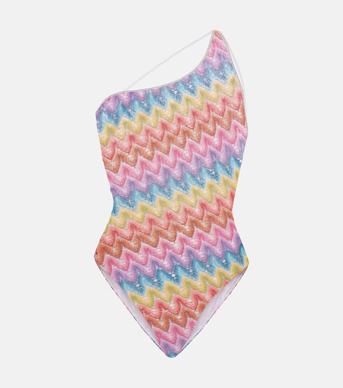 Zigzag lamé swimsuit | Mytheresa (US/CA)