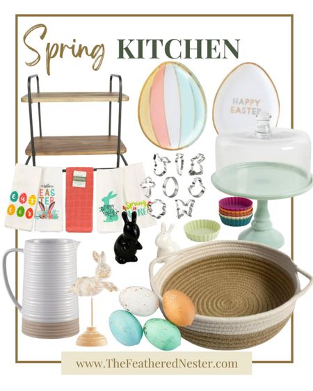 I love all the fun kitchen items I'm finding for spring decor! From a beautiful pastel cake stand to new Easter hand towels, I feel ready for springtime cooking. How about you - what kitchen items are catching your eye?

#LTKSeasonal #LTKFind #LTKhome
