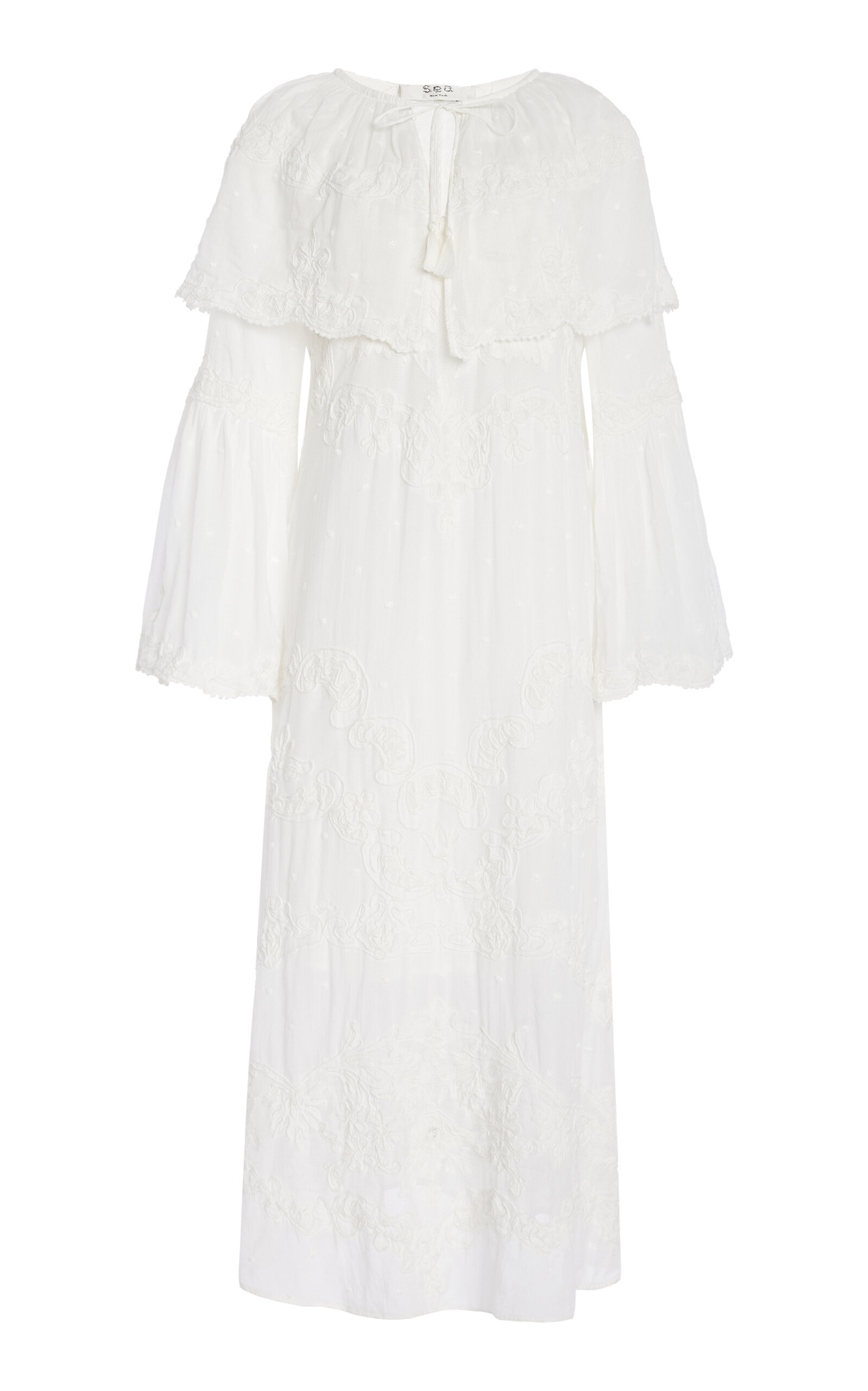 Cotton Lace Maxi Dress | Moda Operandi (Global)