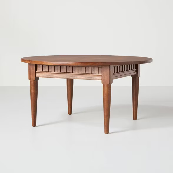 Turned Leg Wood Coffee Table Brown - Hearth & Hand™ with Magnolia | Target