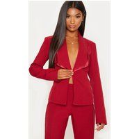 Red Suit Jacket | PrettyLittleThing US