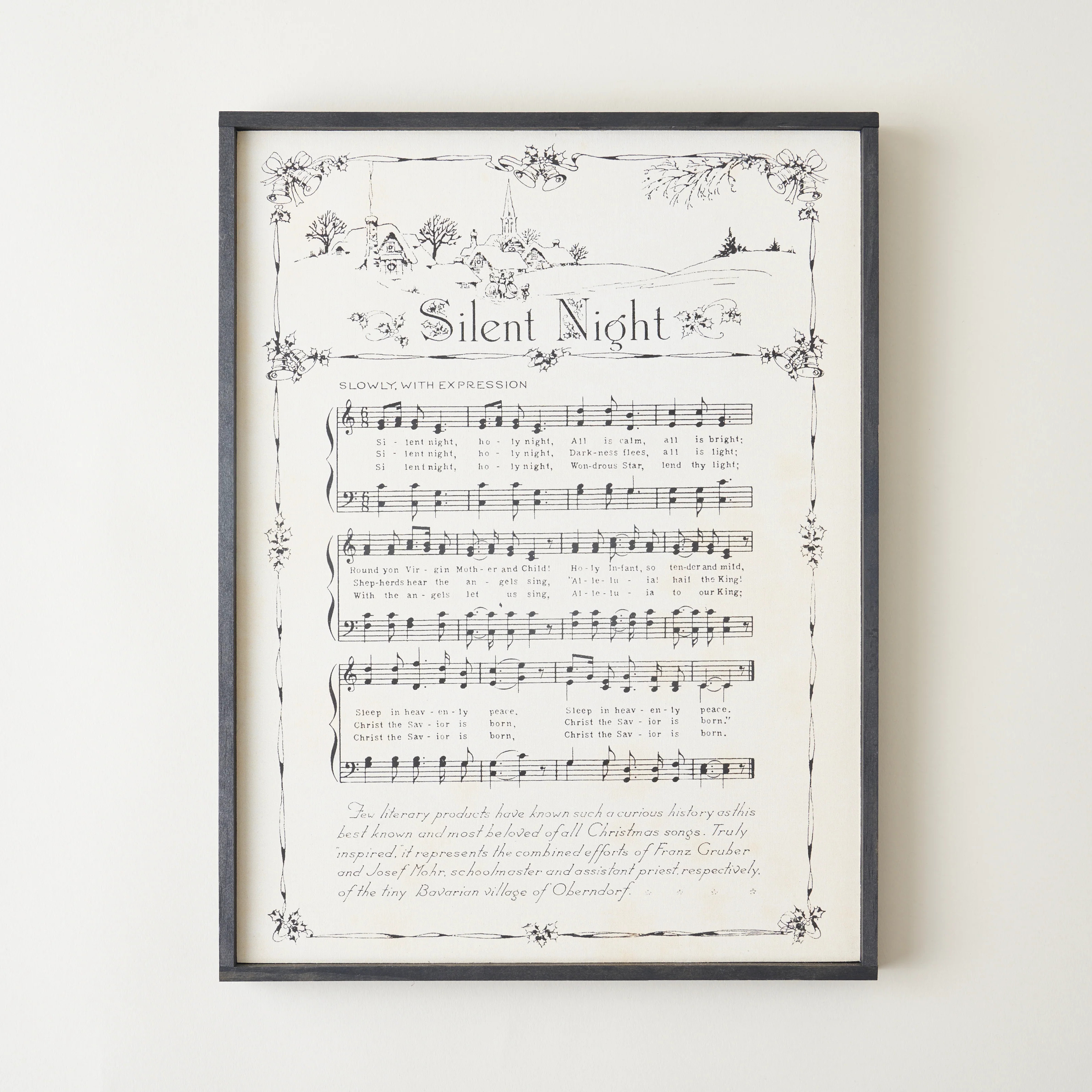 Silent Night Vintage Print | Kate Marker Home