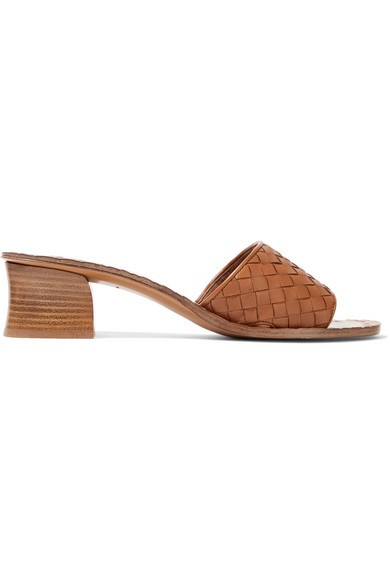 Intrecciato leather mules | NET-A-PORTER (US)