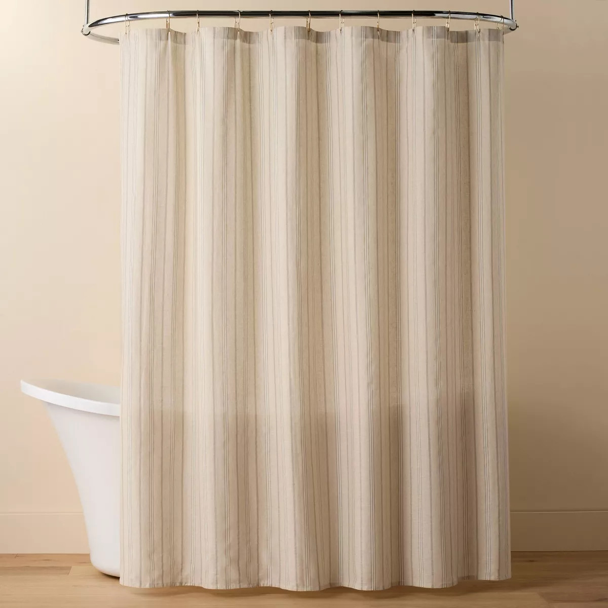 Vertical Stripe Shower Curtain - Hearth & Hand™ with Magnolia | Target