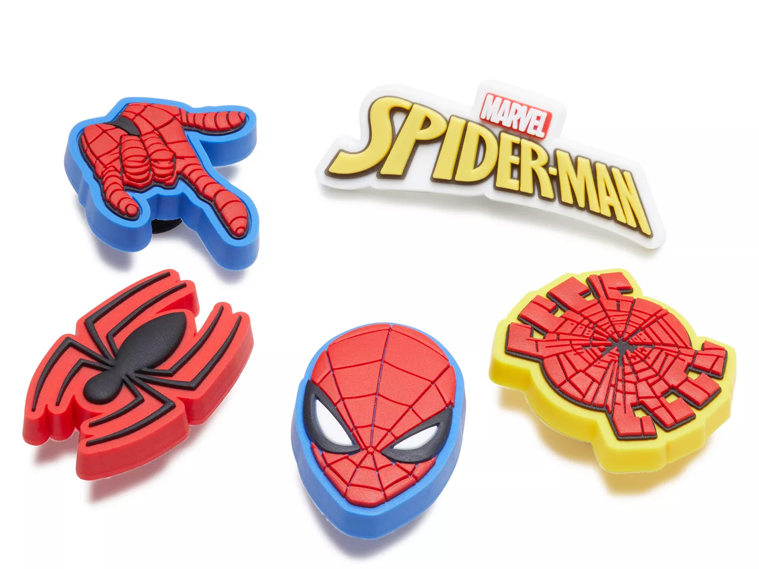 Crocs Spiderman Jibbitz Set 5 Pack | Boy's | Multicolor | Size One Size | Small Accessories | DSW