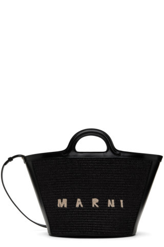 Black Tropicalia Small Tote | SSENSE