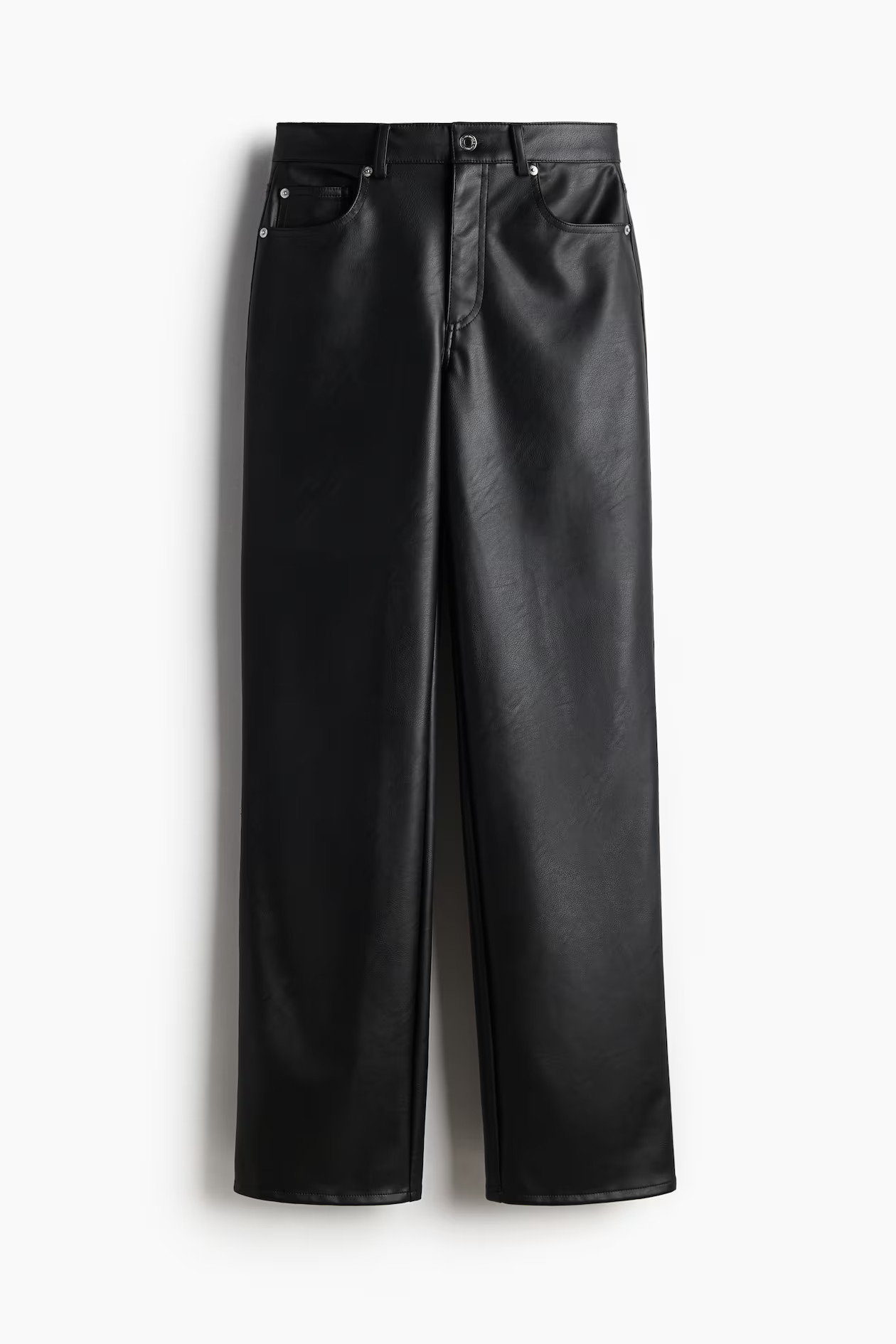 Straight Coated Pants | H&M (US + CA)
