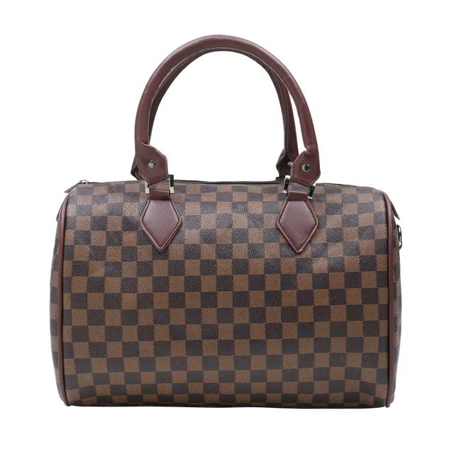 T.sheep Checkered Women PU Leather Tote Bag Tassels Leather Shoulder Handbags Fashion Ladies Purs... | Walmart (US)