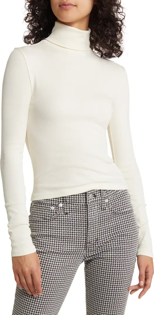 Madewell Brightside Crop Turtleneck | Nordstrom | Nordstrom