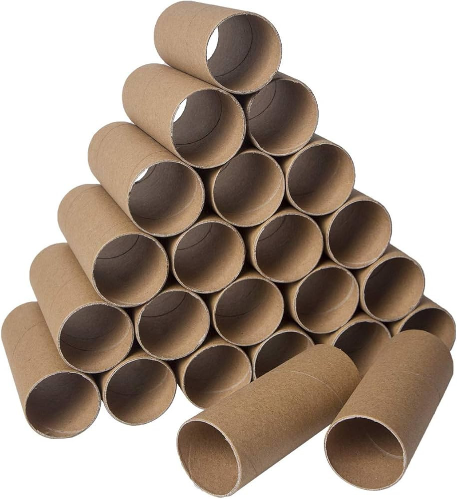 30 Pack Craft Rolls - Thick Cardboard Tubes for Crafts - Round Tubes - Cardboard Tubes For Crafts... | Amazon (US)