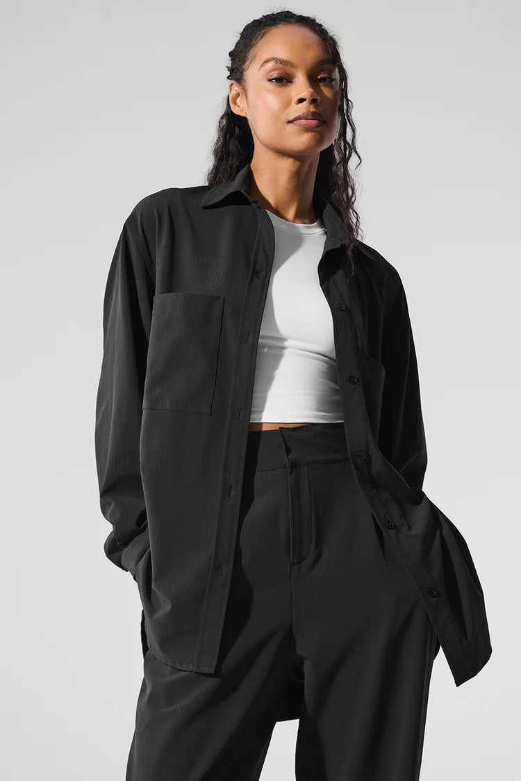 Dreamscape Button Down Long Sleeve | Alo Yoga