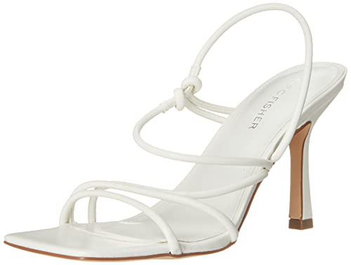 Marc Fisher Women's DARETA Heeled Sandal, White, 9.5 | Amazon (US)