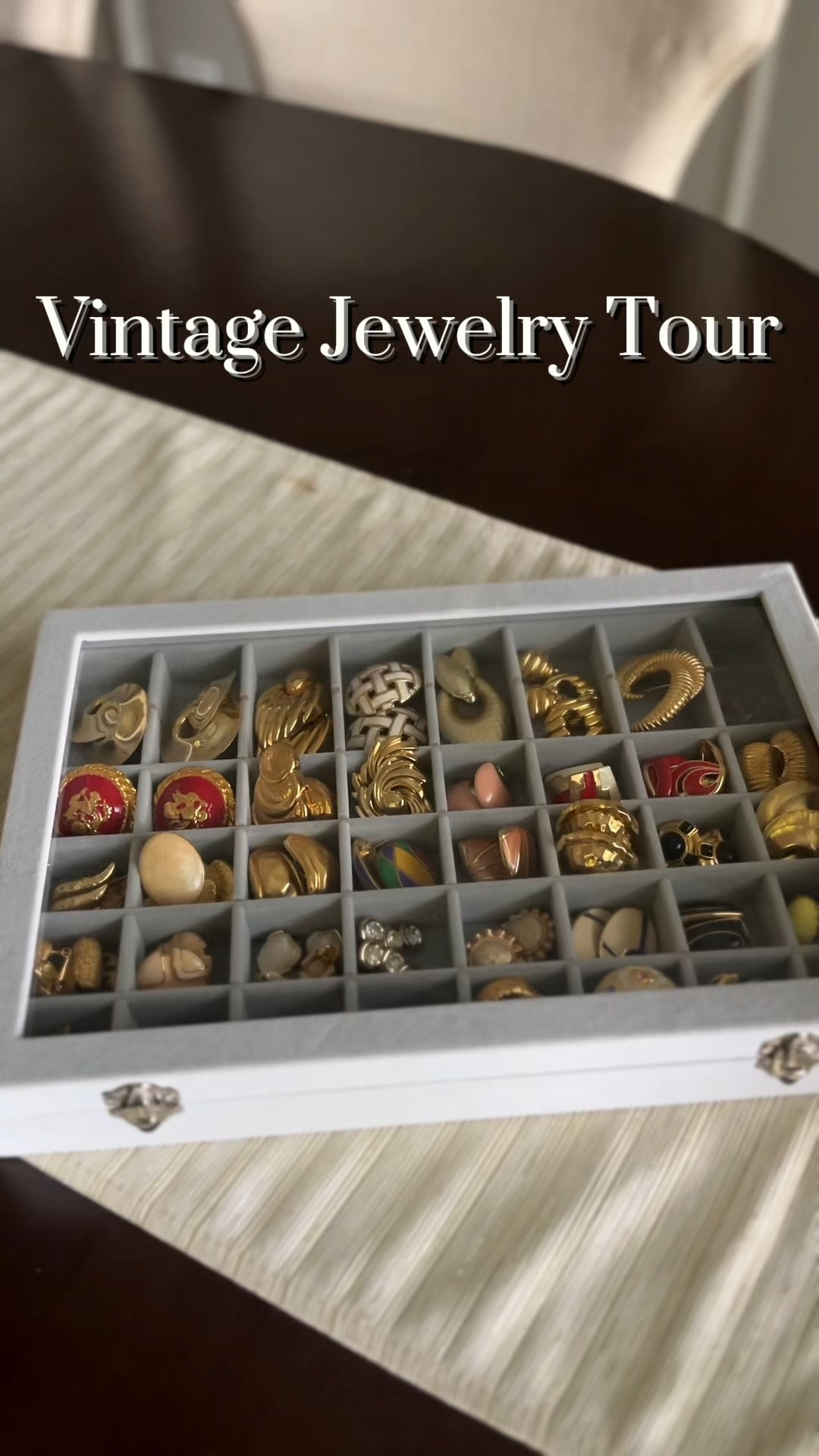 Found the perfect case for my vintage earrings! I love that it has a lid that is clear so I can see inside! Also you can adjust the inserts to make the squares smaller or larger! It’s such a great storage solution for my growing jewelry collection. I Will definitely order a few more to store all my earrings and jewelry! #amazon 

#LTKSaleAlert #LTKWatchNow #LTKStyleTip