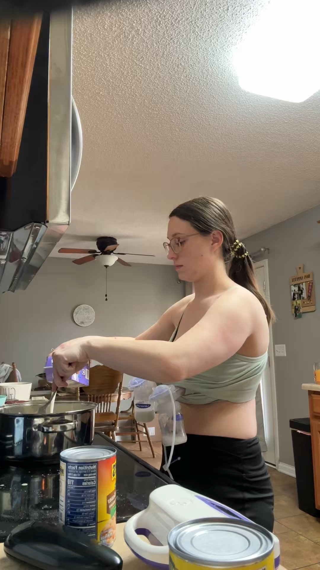 Never thought I would be cooking and pumping at the same time!

#LTKHome #LTKFamily #LTKBaby
