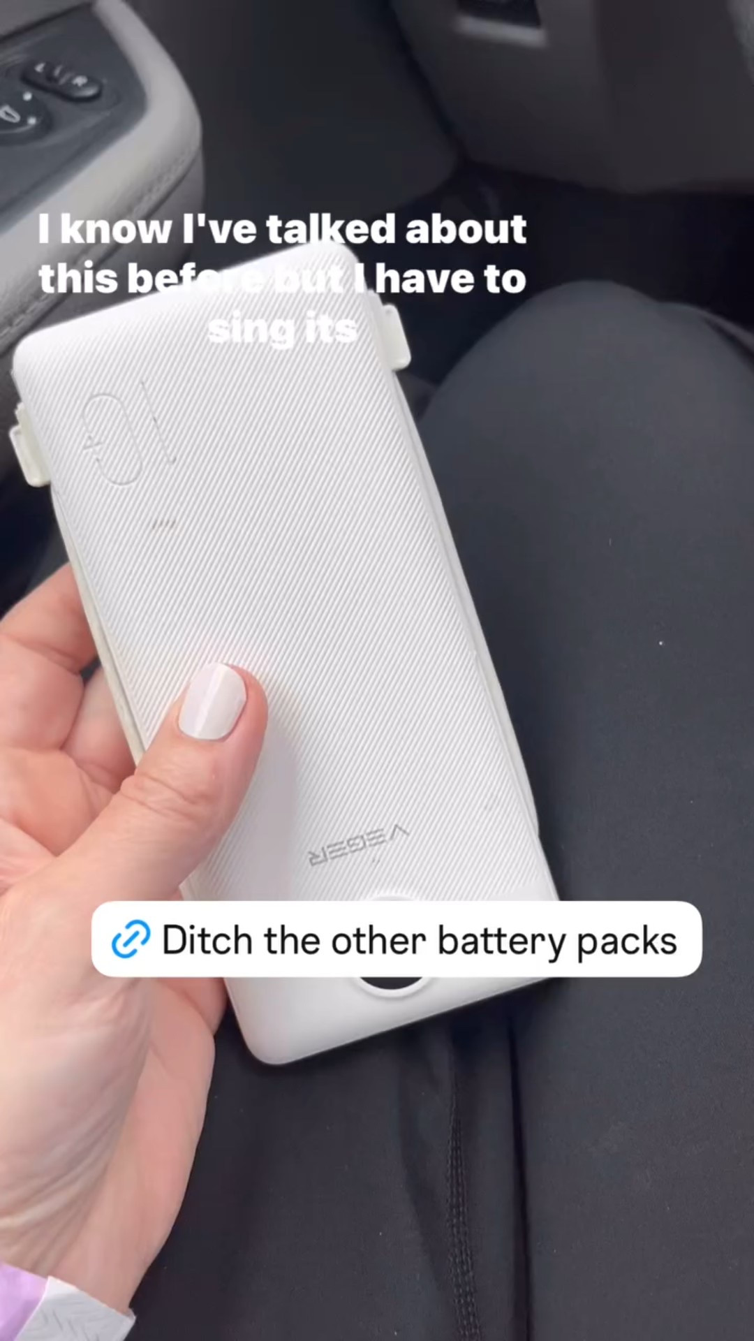 The only battery pack you’ll ever need. Has all the cords connected!