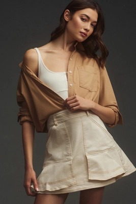 Pilcro Kick Flare Mini Skirt | Anthropologie (UK)