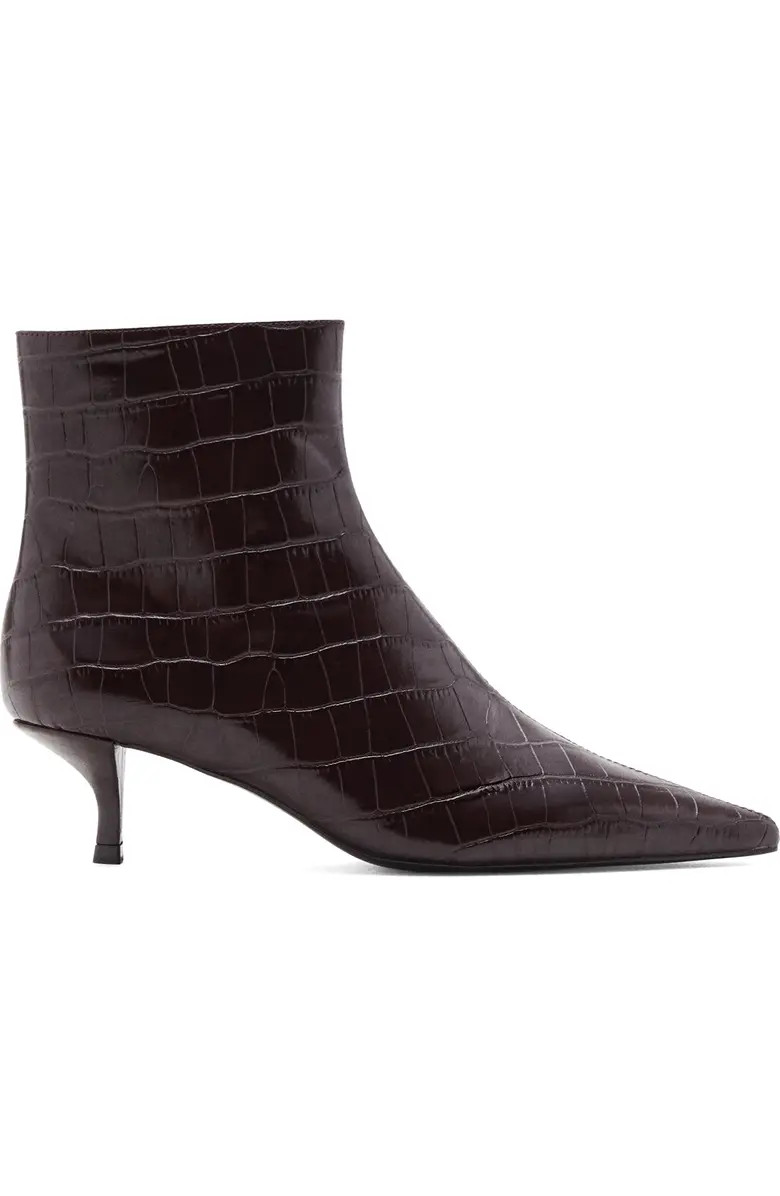 Croc Embossed Bootie (Women) | Nordstrom