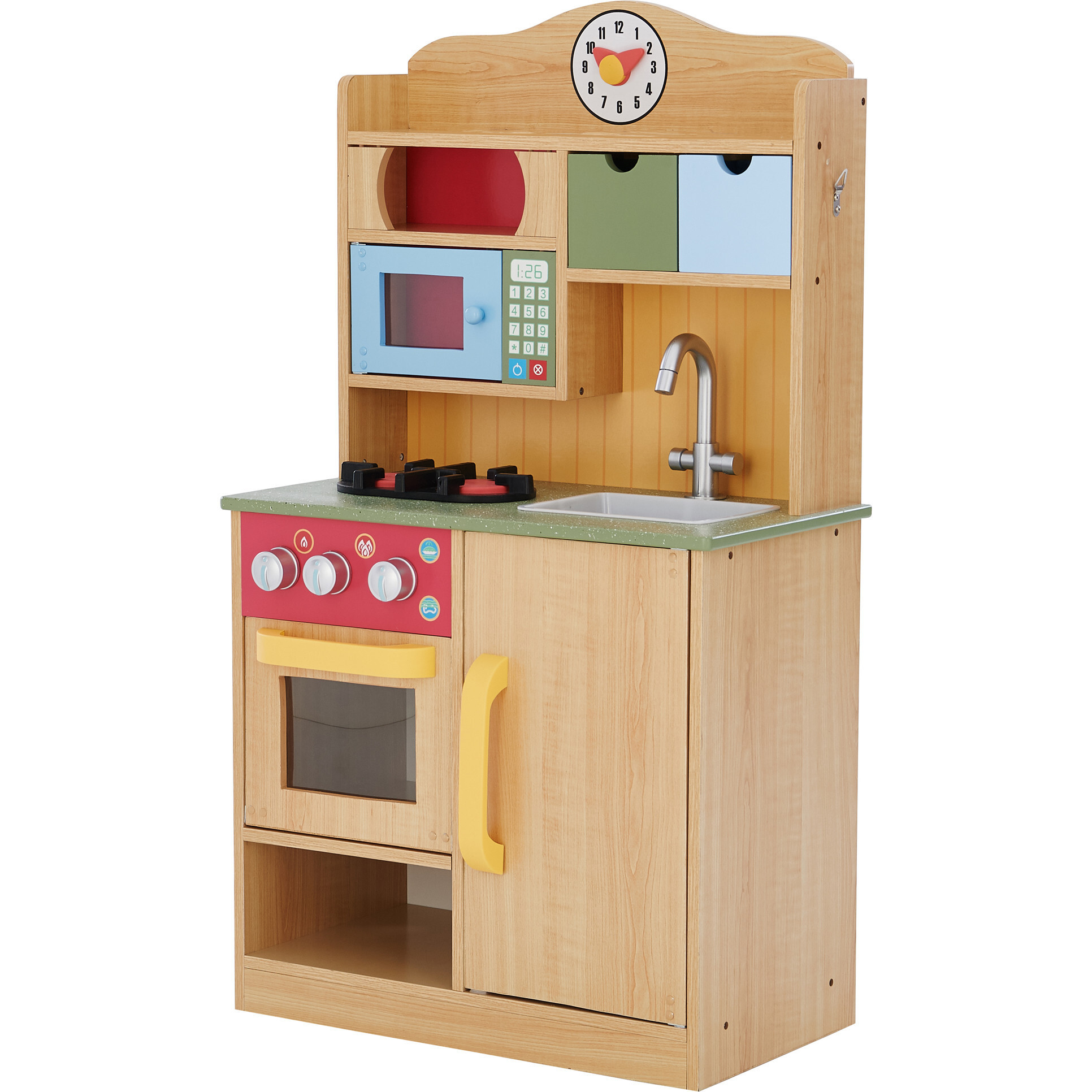 Teamson Kids Little Chef Florence Classic Wooden Play Kitchen | Maisonette