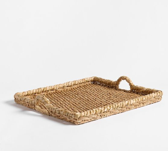 Braided Seagrass Tray | Pottery Barn (US)