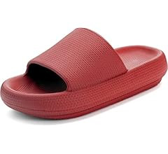 BRONAX Pillow Slippers for Women and Men | House Slides Shower Sandals | Extremely Comfy | Cushio... | Amazon (US)