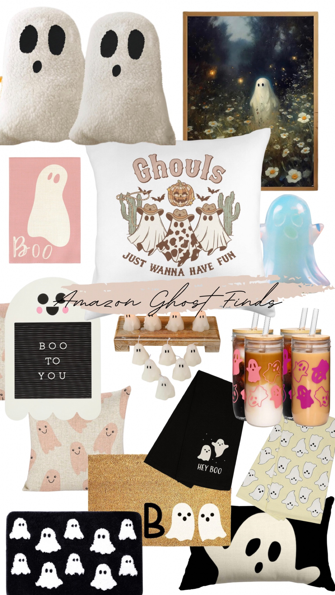 Halloween, but make it cute. #cuteghost #halloweendecor #falldecor 

#LTKSale #LTKhome #LTKSeasonal
