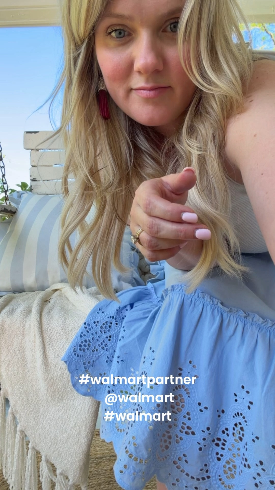 Humming bird feeder is next up in our garden party must have! I’ve links the one I have from @walmart #walmartpartner #walmart 

Also, these blue pillows behind me 🏠😉

#LTKHome #LTKSeasonal