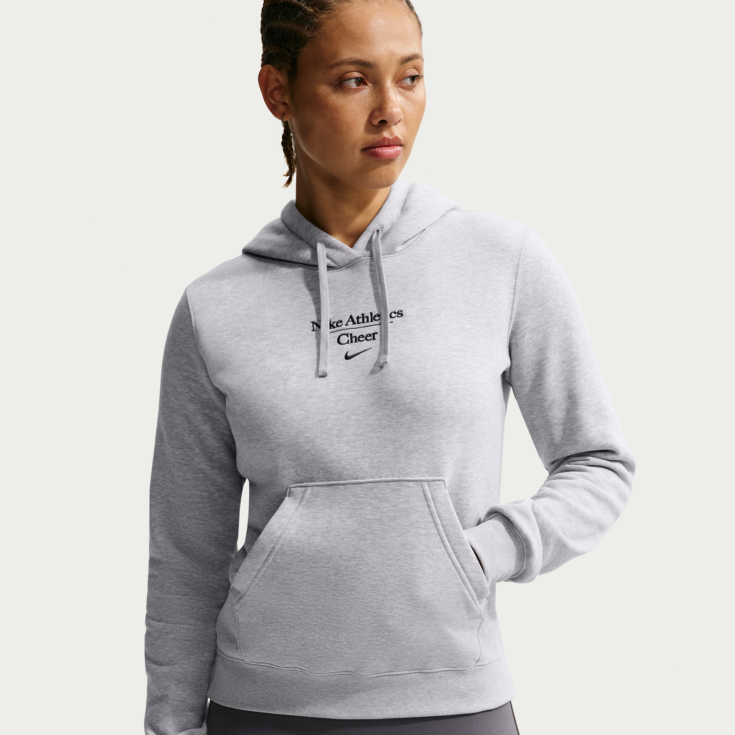 Nike Women's Cheer Pullover Hoodie in Grey | APS551NACH-DGH | Nike (US)