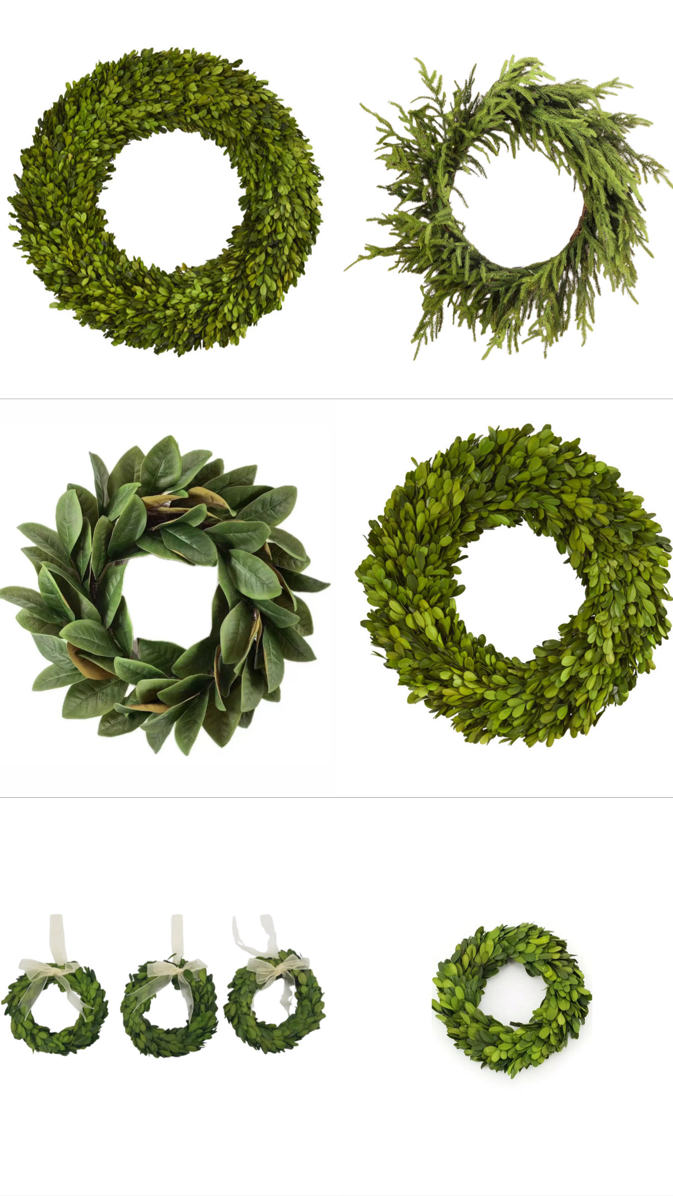 Classic Wayfair wreaths that can transition from Fall to the Holiday season! Dress these up with faux florals and a wreath sash!

#Wayfair #WayfairHoliday #WayfairHome #Wreath #FallWreath #Boxwood #TheSouthernSource 

 #LTKdayinmylife #LTKSeasonal #LTKHome