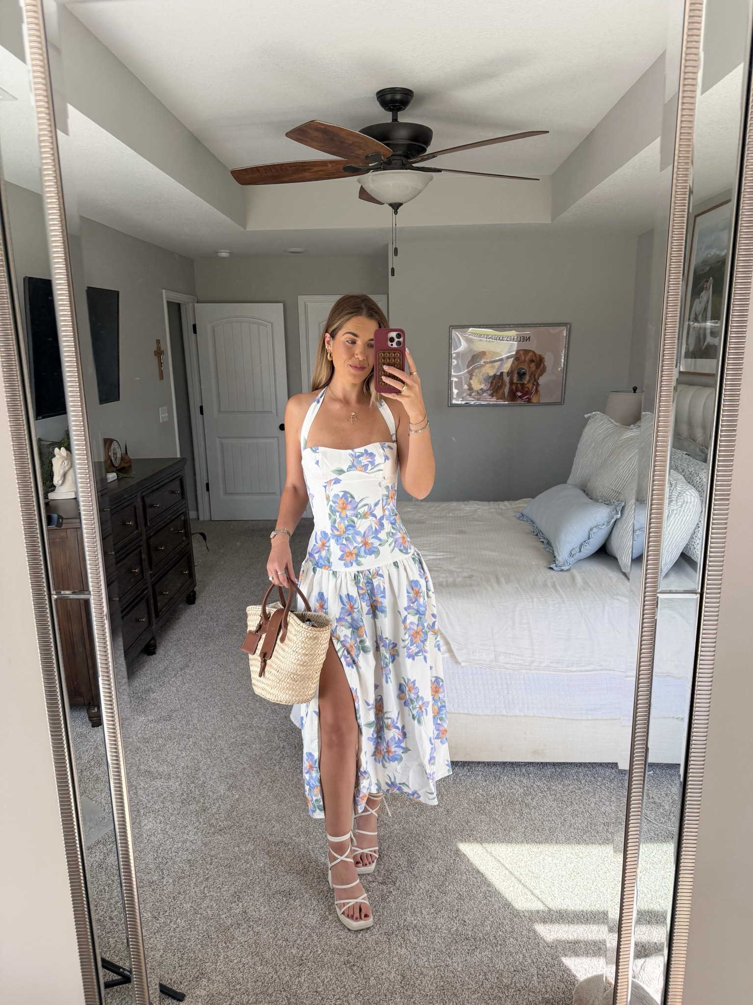 wearing a size 4. sadly shoes are several season old! linked similar 

spring time dress perfect for a bridal shower, beach vacation, or baby shower 

#LTKSeasonal #LTKWedding #LTKTall