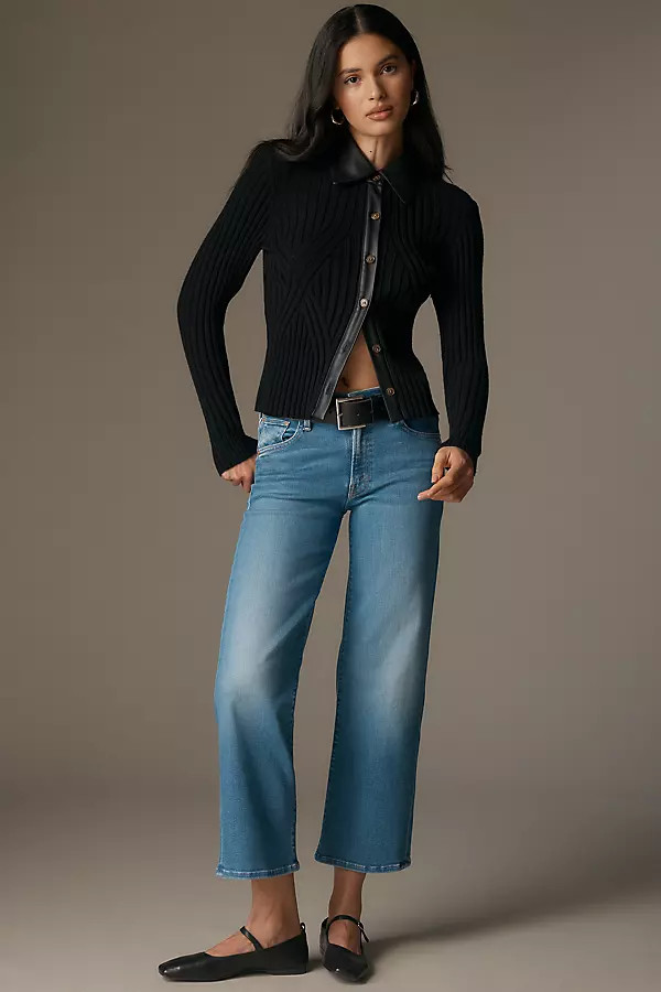 MOTHER The Rambler Mid-Rise Straight Jeans | Anthropologie (US)