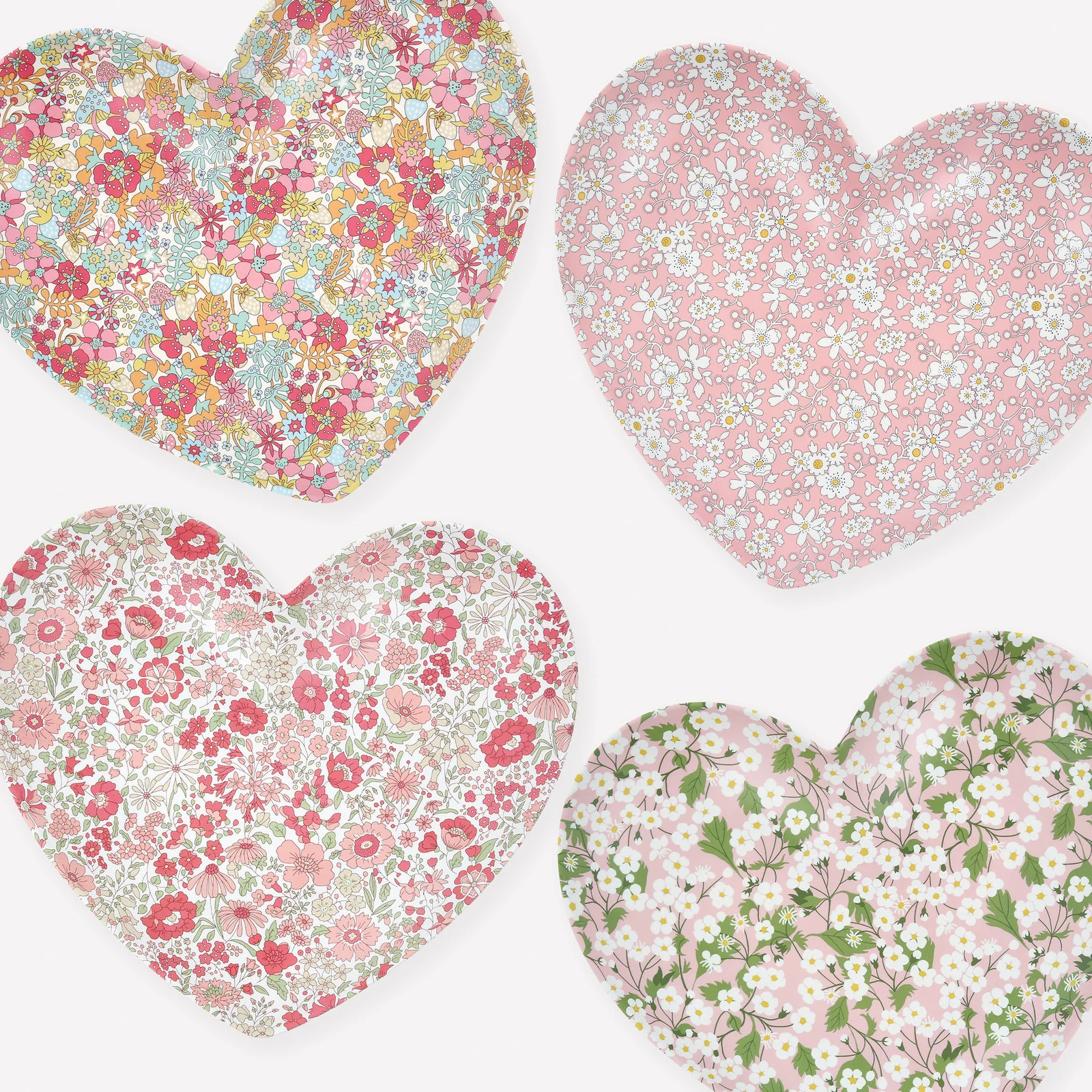 Melamine Heart Plates | Meri Meri