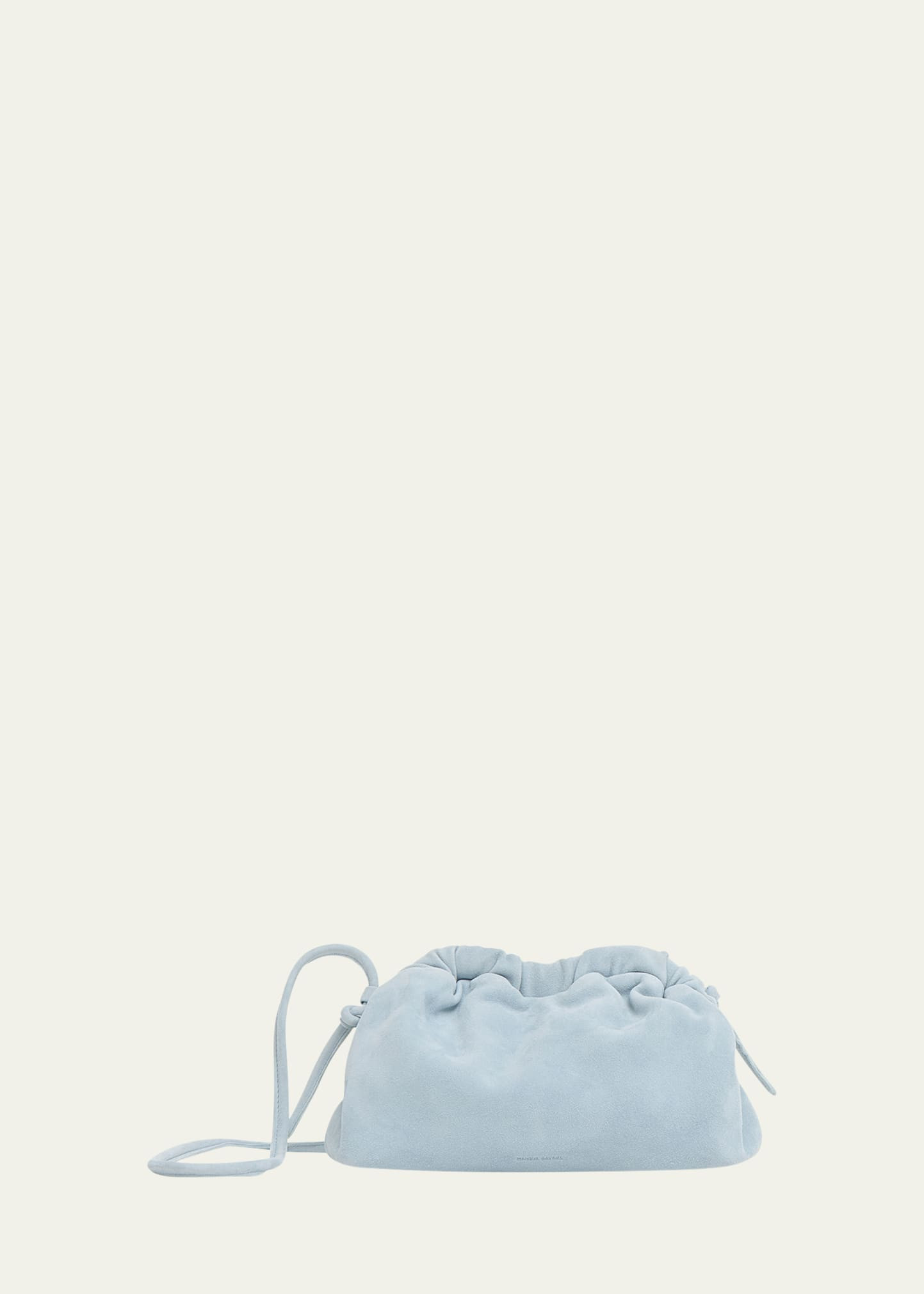Mansur Gavriel Cloud Mini Suede Clutch Bag | Bergdorf Goodman