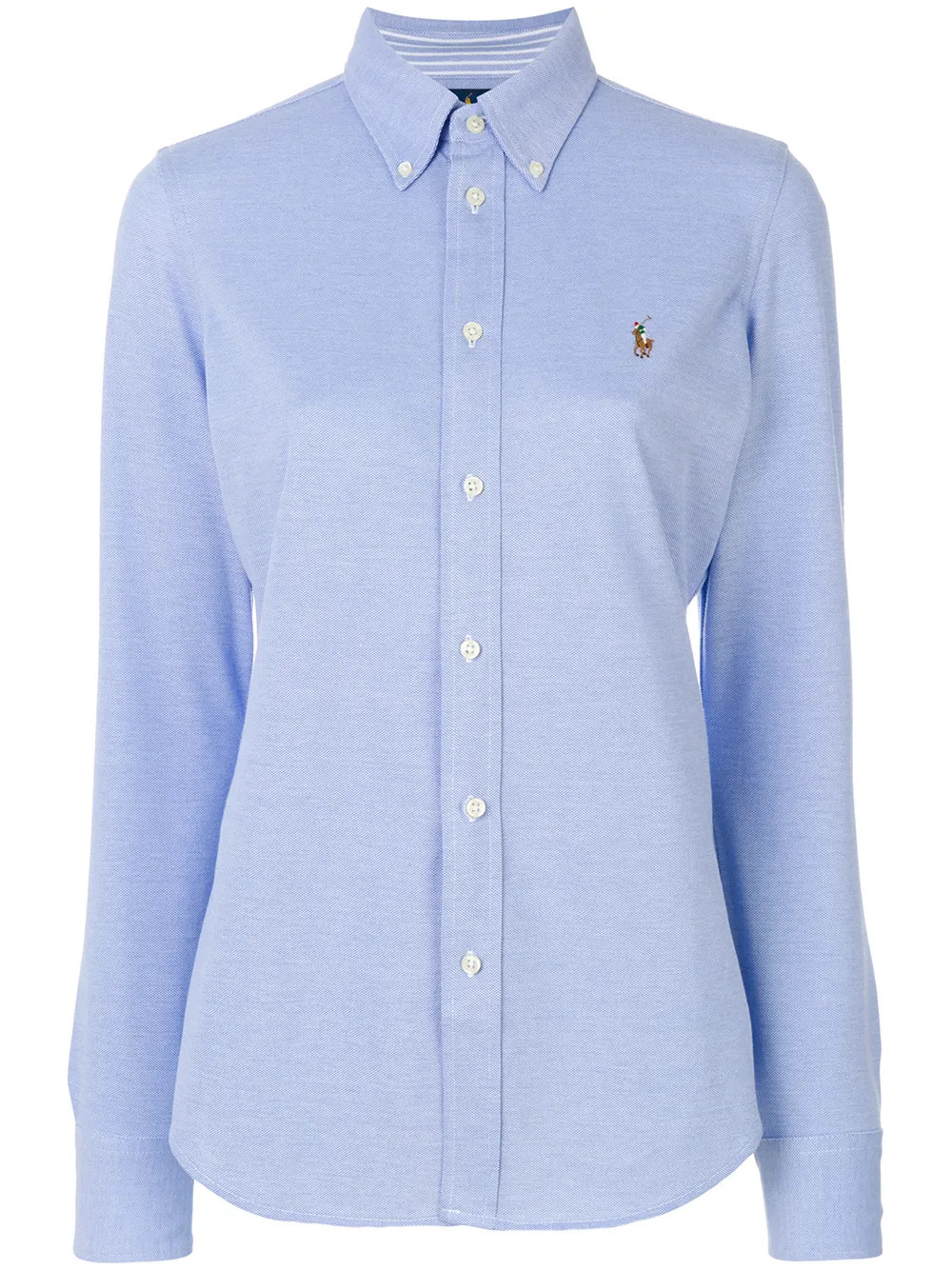 Polo Ralph Lauren slim oxford shirt - Blue | Farfetch Global