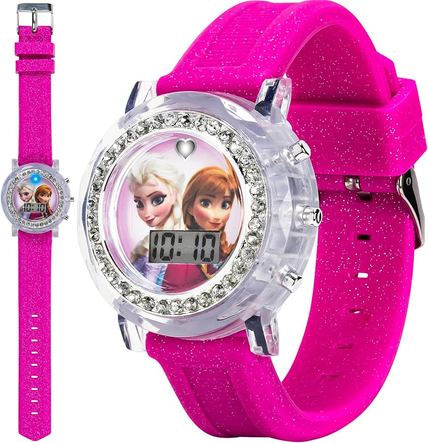 Frozen Elsa and Anna LCD Watch with Silicone Band | Amazon (US)