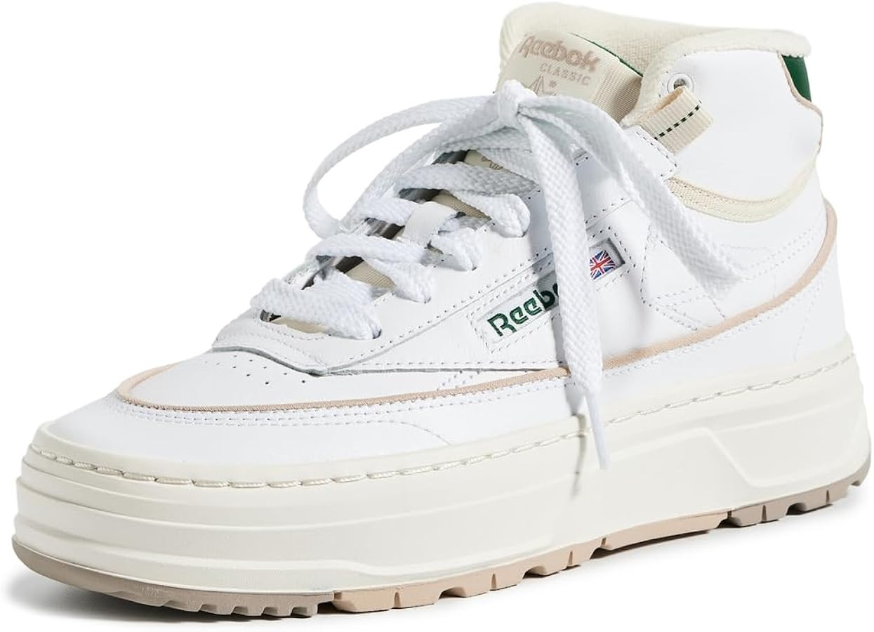 Reebok Women's Wo Club C Geo Mid Sneaker | Amazon (US)