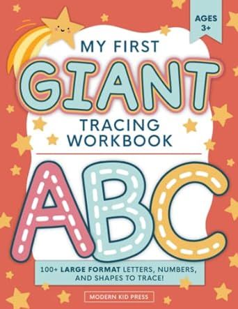 My First Giant Tracing Workbook: Over 100 Large Format Letters, Numbers and Shapes to Trace     P... | Amazon (US)