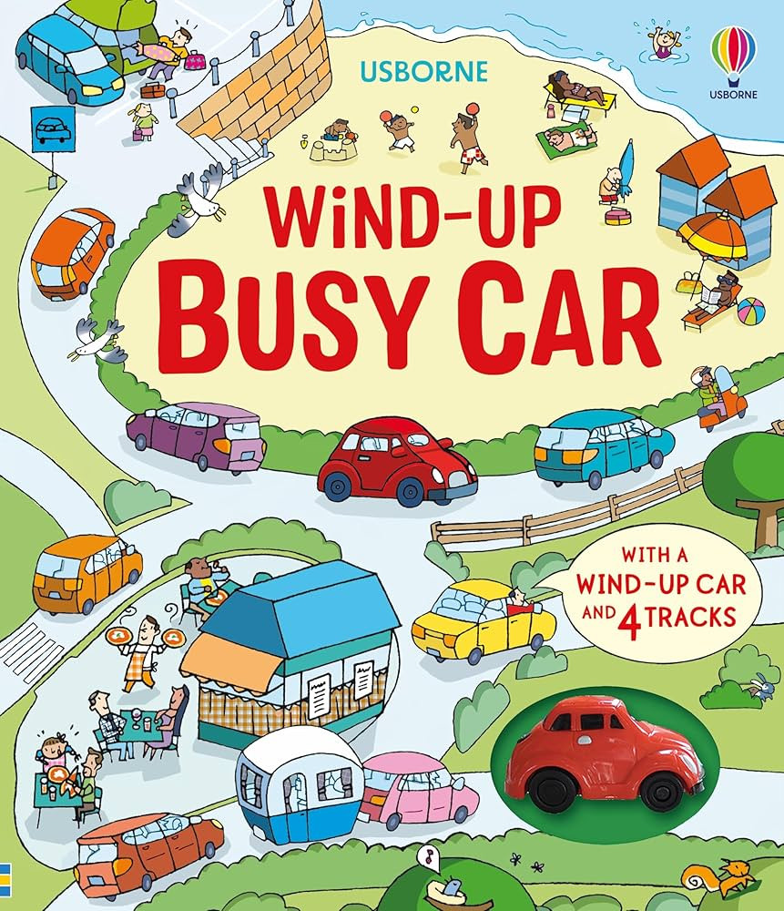 Wind-Up Busy Car: A Toy and Book Gift Featuring a Driving Journey Through Towns and the Countrysi... | Amazon (US)