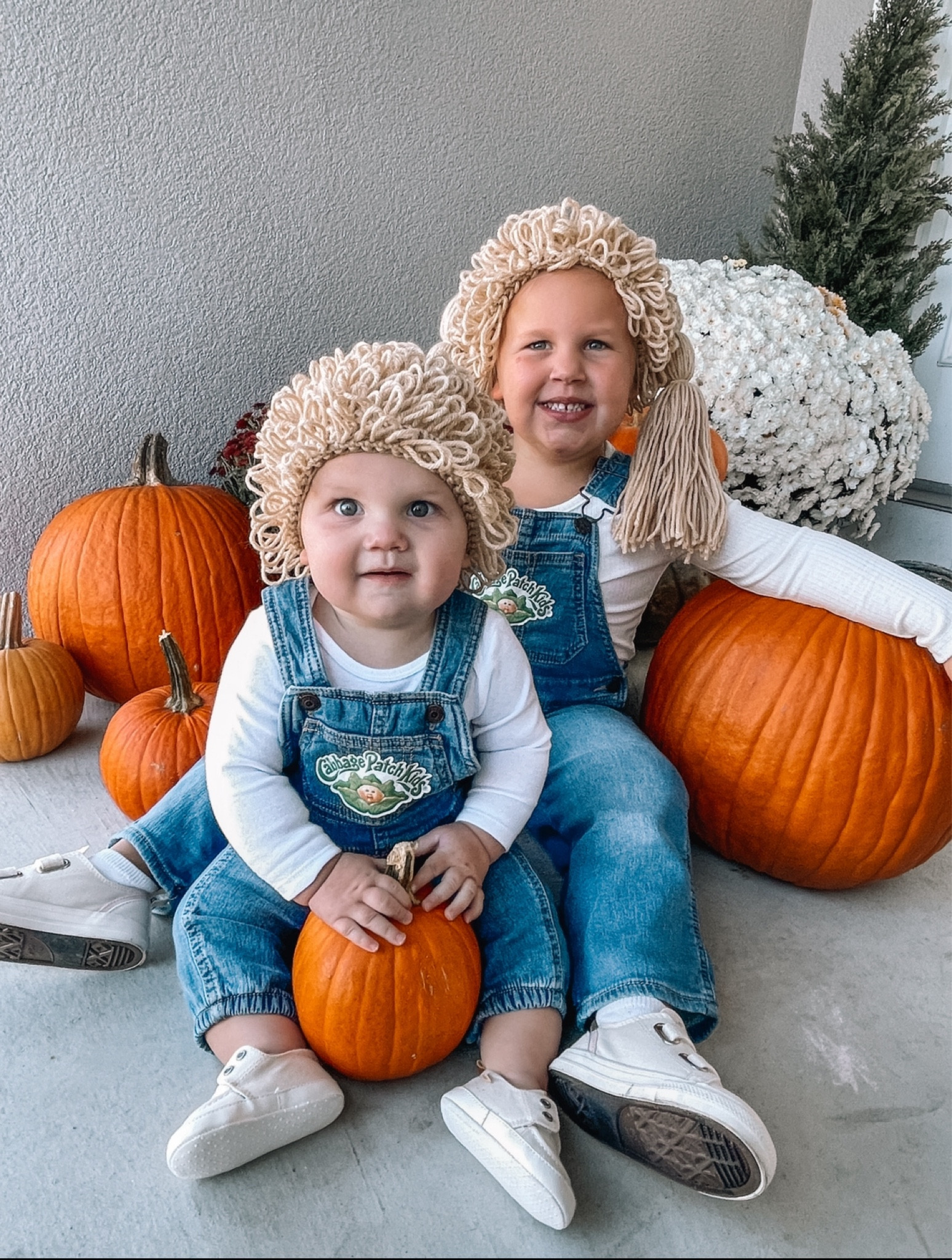 A week late to posting this, but Happy Halloween from the Cabbage Patch Kids! 🥬👶👶 // These costumes were so easy and under $100! // Save this post for costume inspo next year 🧡 
•
•
•


#LTKBaby #LTKKids #LTKSeasonal