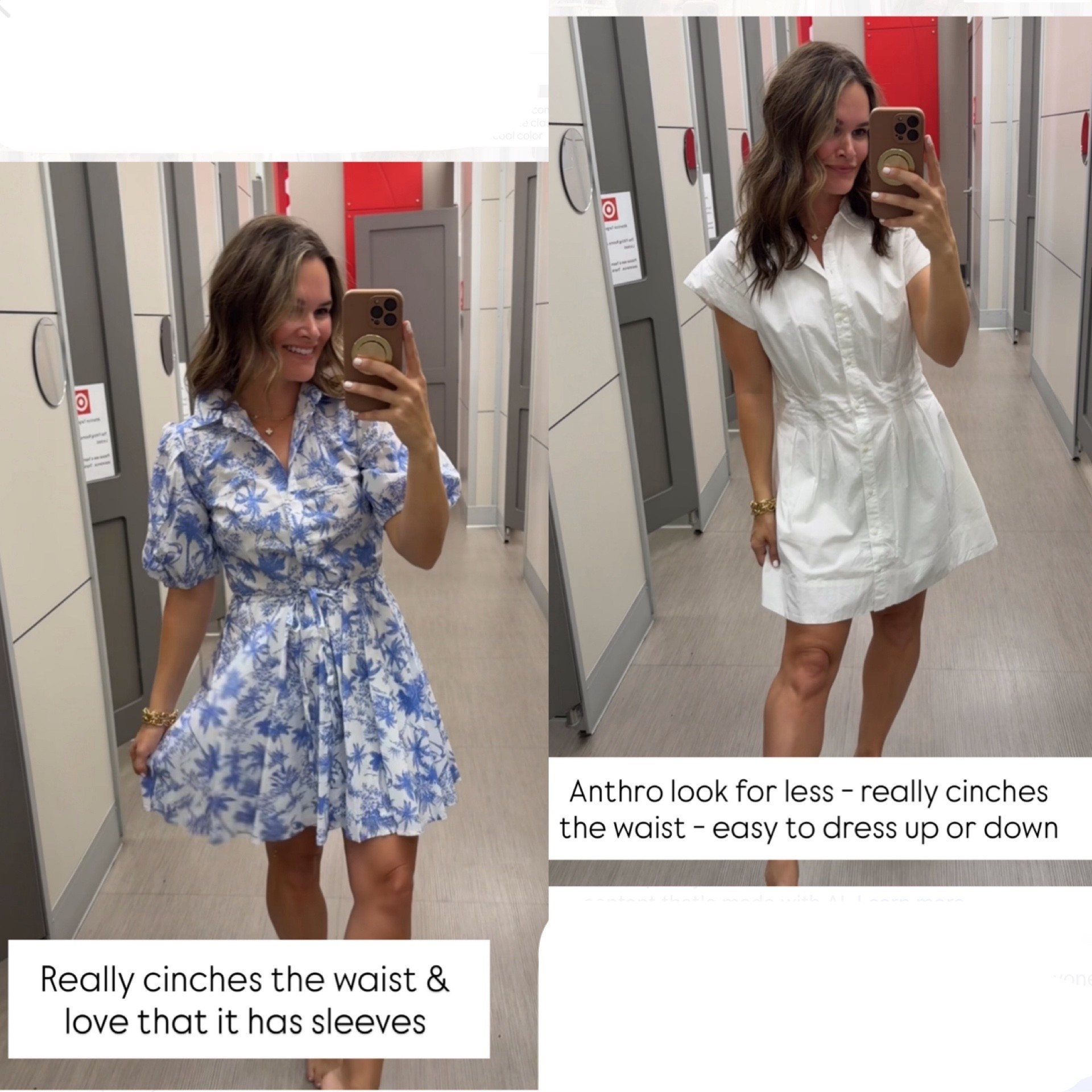 These new target dresses remind me of anthro and really cinch the waist- dresses, target 

#LTKSaleAlert #LTKootd #LTKgrwm