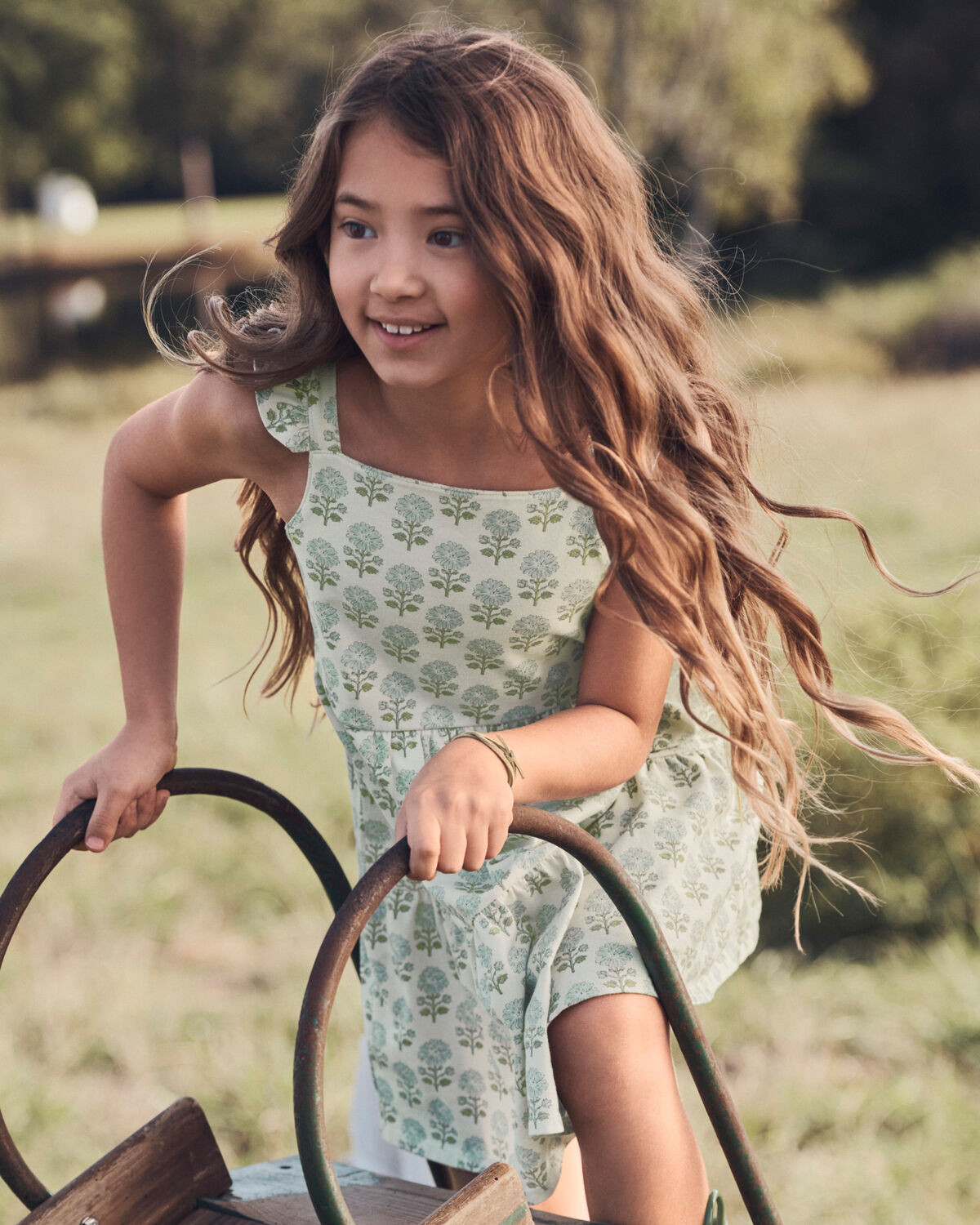 Kid Organic Cotton Floral-Print Dress | Carter's Inc