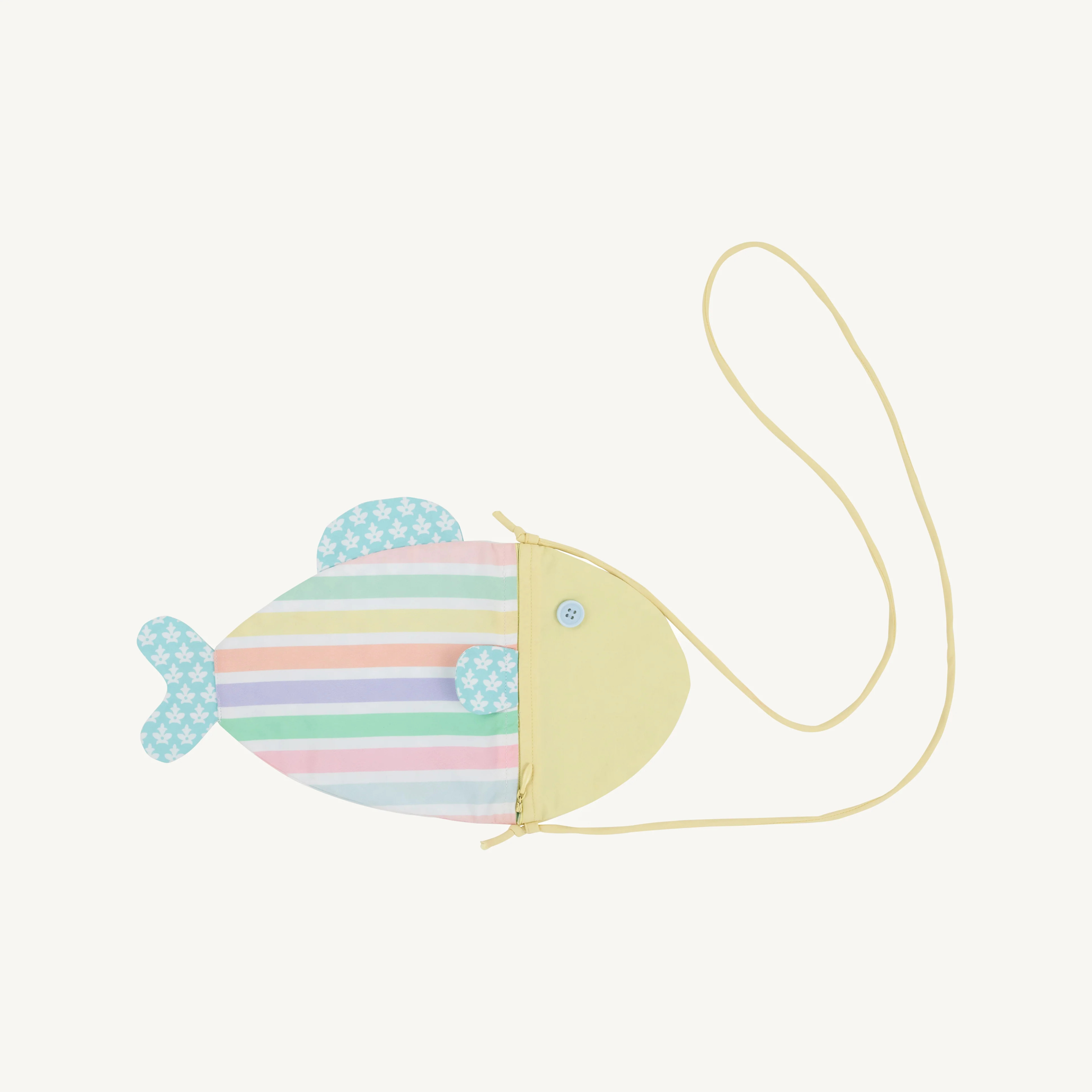 Save Your Pennies Purse - Southampton Stripe & Lake Worth Yellow | Girls Purse | The Beaufort Bonnet Company