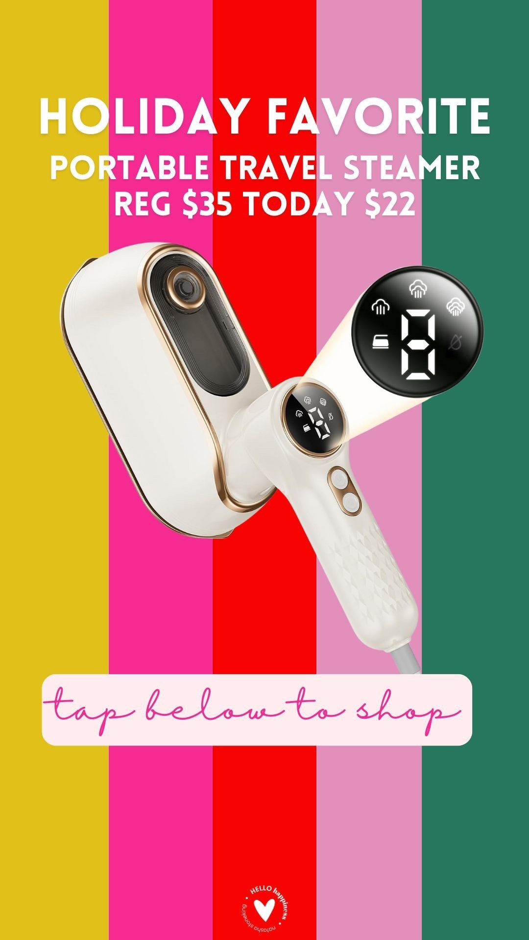 Holiday favorite | portable steamer 

#LTKGiftGuide #LTKHoliday #LTKSaleAlert