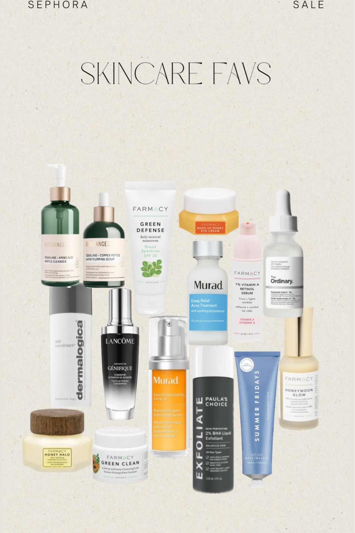 sephora sale skincare favs! 

#LTKBeauty #LTKSaleAlert #LTKFindsUnder100