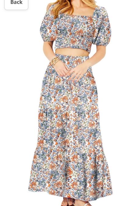Amazon two piece outfit perfect for resort wear! Vacation outfit idea! Two piece outfit! Summer outfit! Date night outfit! Wedding guest dress!! 